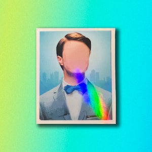 J. Pierrepont Finch (Daniel Version) Holographic Sticker - Inspired by How to Succeed in Business Without Really Trying