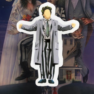 Pegatina &quot;The Whole Being Dead Thing&quot; - Inspirada en Beetlejuice