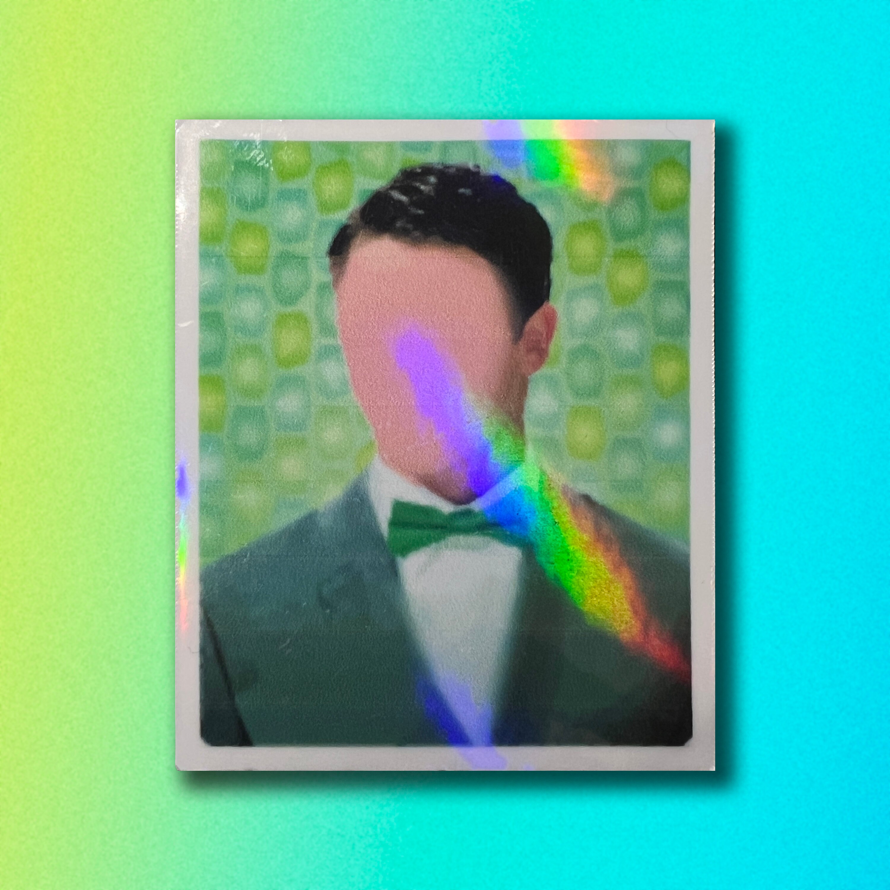 J. Pierrepont Finch (Nick Version) Holographic Sticker - Inspired by How to Succeed in Business Without Really Trying