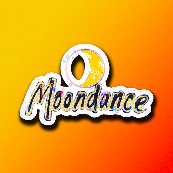 Moondance Diner Sparkly Sticker - Inspired by Tick, Tick...Boom!