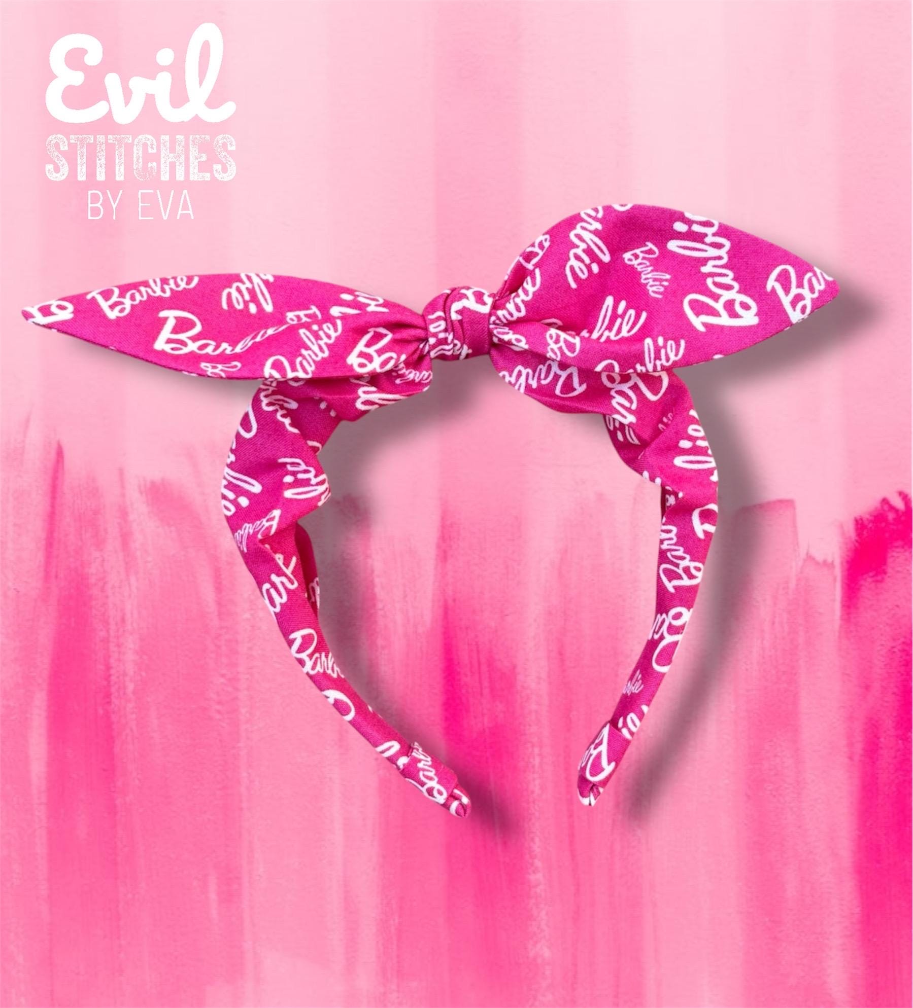 Pink Barbie Headband - Etsy display picture 3