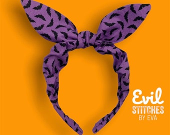 Gone Batty Purple Headband