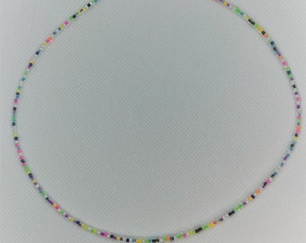 Colorful beaded necklace