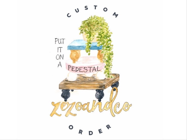 Zezo and Co Pedestal | Custom Order