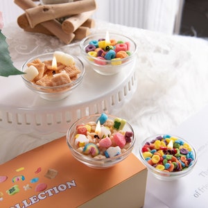 Cereal Scented Soy Candle Gift Set