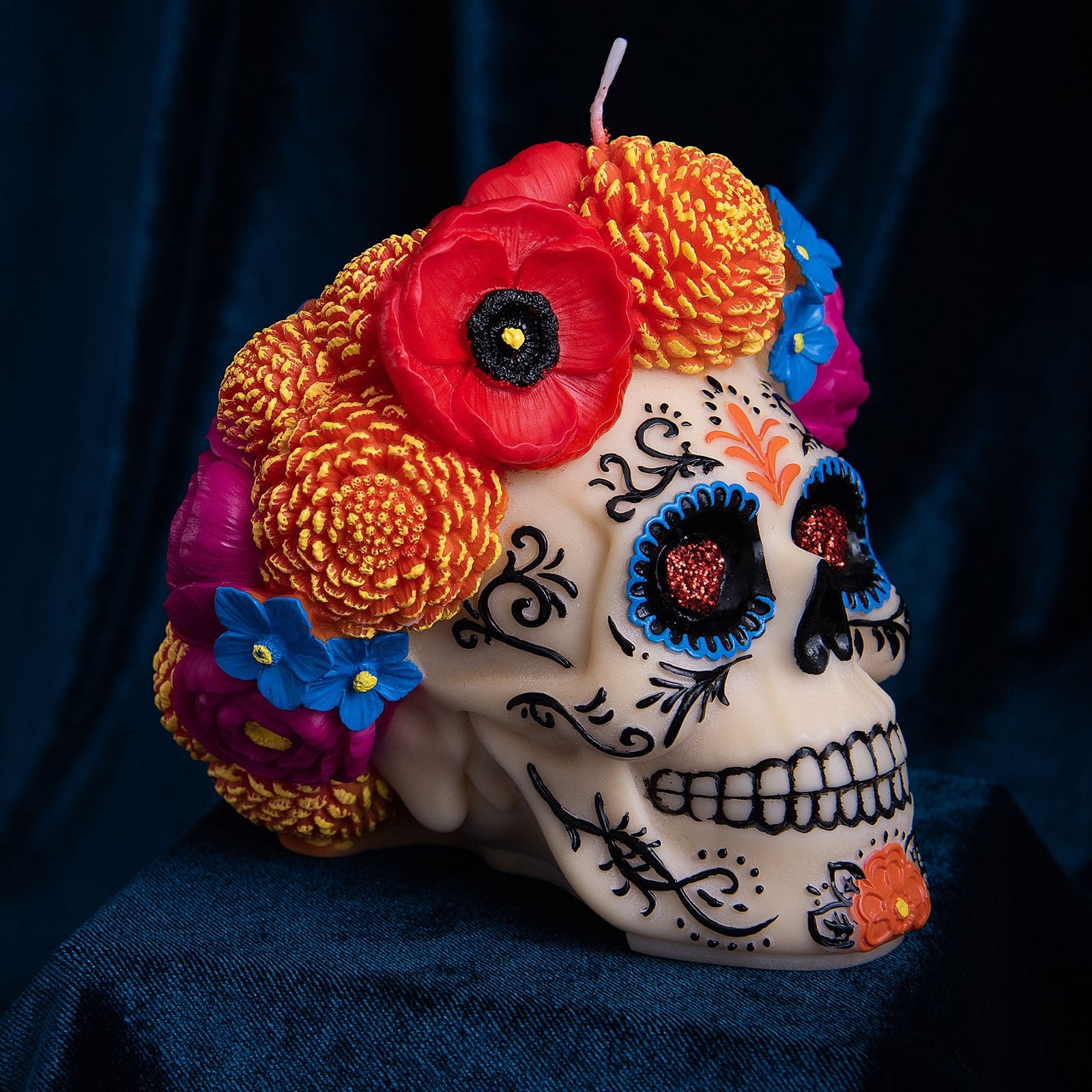 Décoration crâne coloré Dia de los muertos : Deguise-toi, achat de