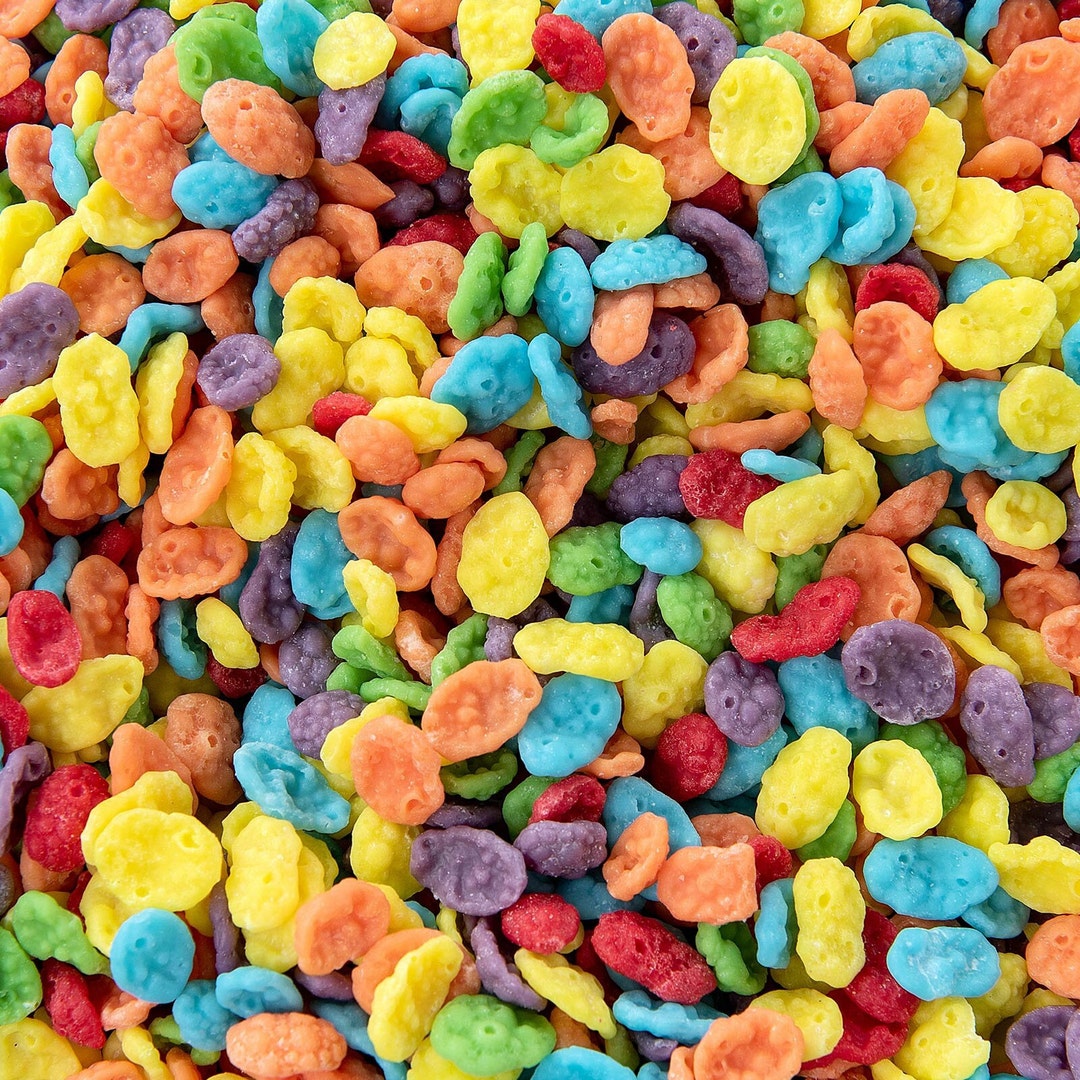 Fruity Pebbles Cereal Candle Embeds Fruity Pebbles Scented Etsy