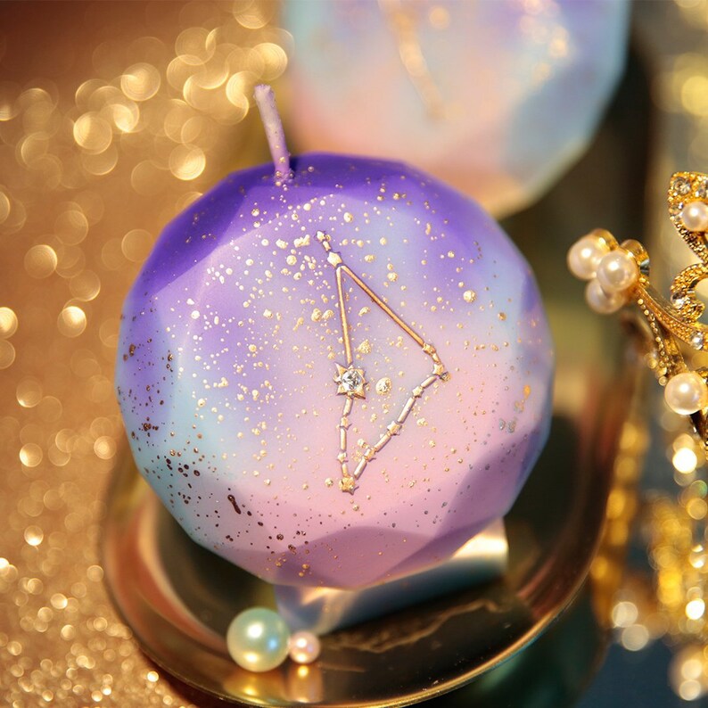 Prismatic Constellation Candle/ birthday gift for her/ cake Etsy