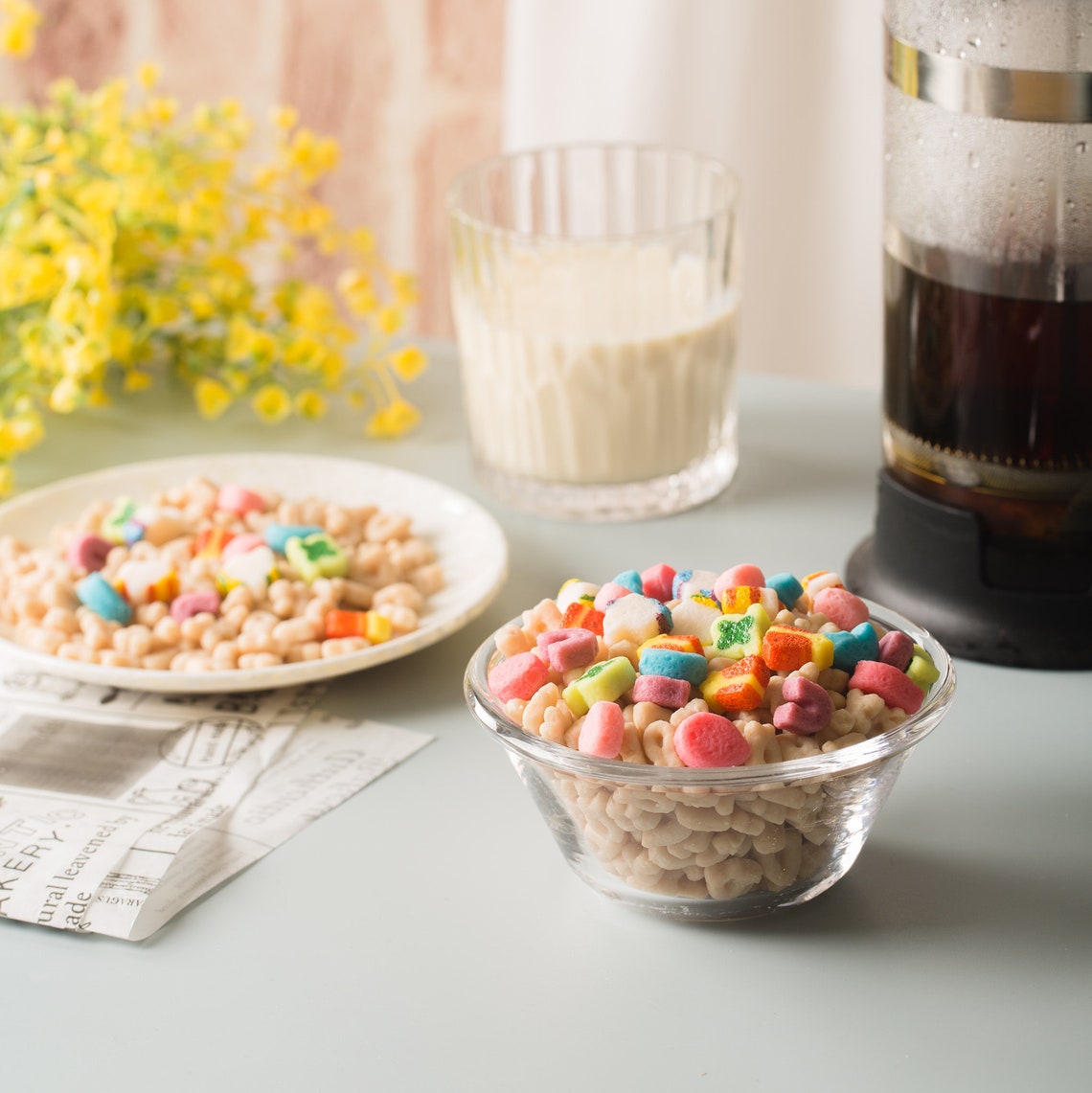 Lucky Charm Cereal Candle Bowl and Embeds Bundlelucky Charm Etsy
