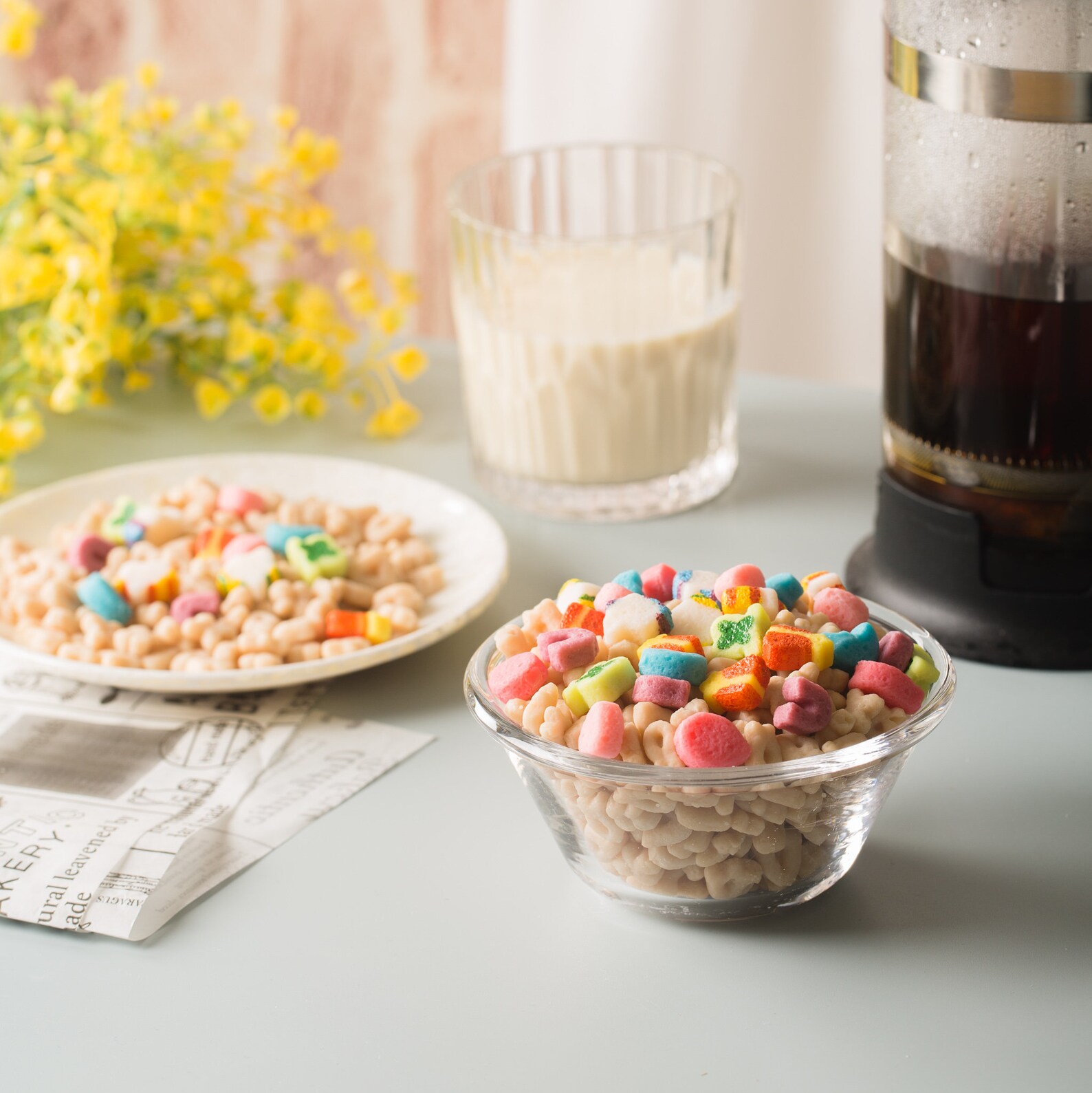 Lucky Charm Cereal Candle Bowl and Embeds Bundlelucky Charm Etsy