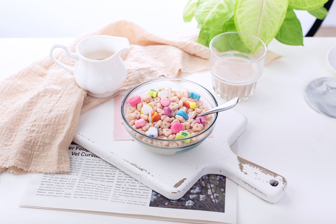Cereal Bowl Candle With Metal Spoon/ Cereal Candles/ Cereal Etsy