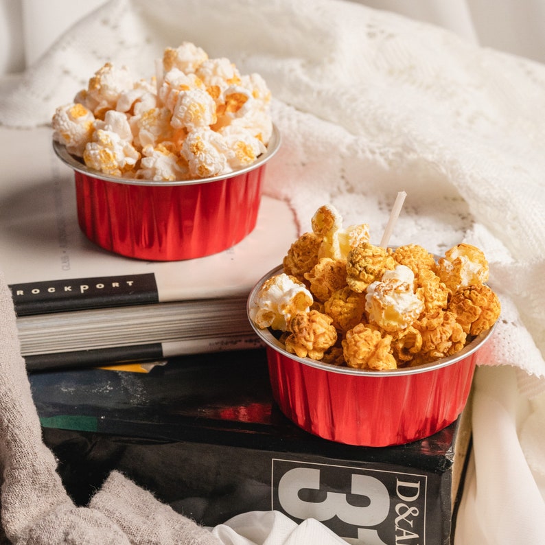 Butter Popcorn Candle Bowl Gourmet Popcorn Popcorn Bowl Etsy