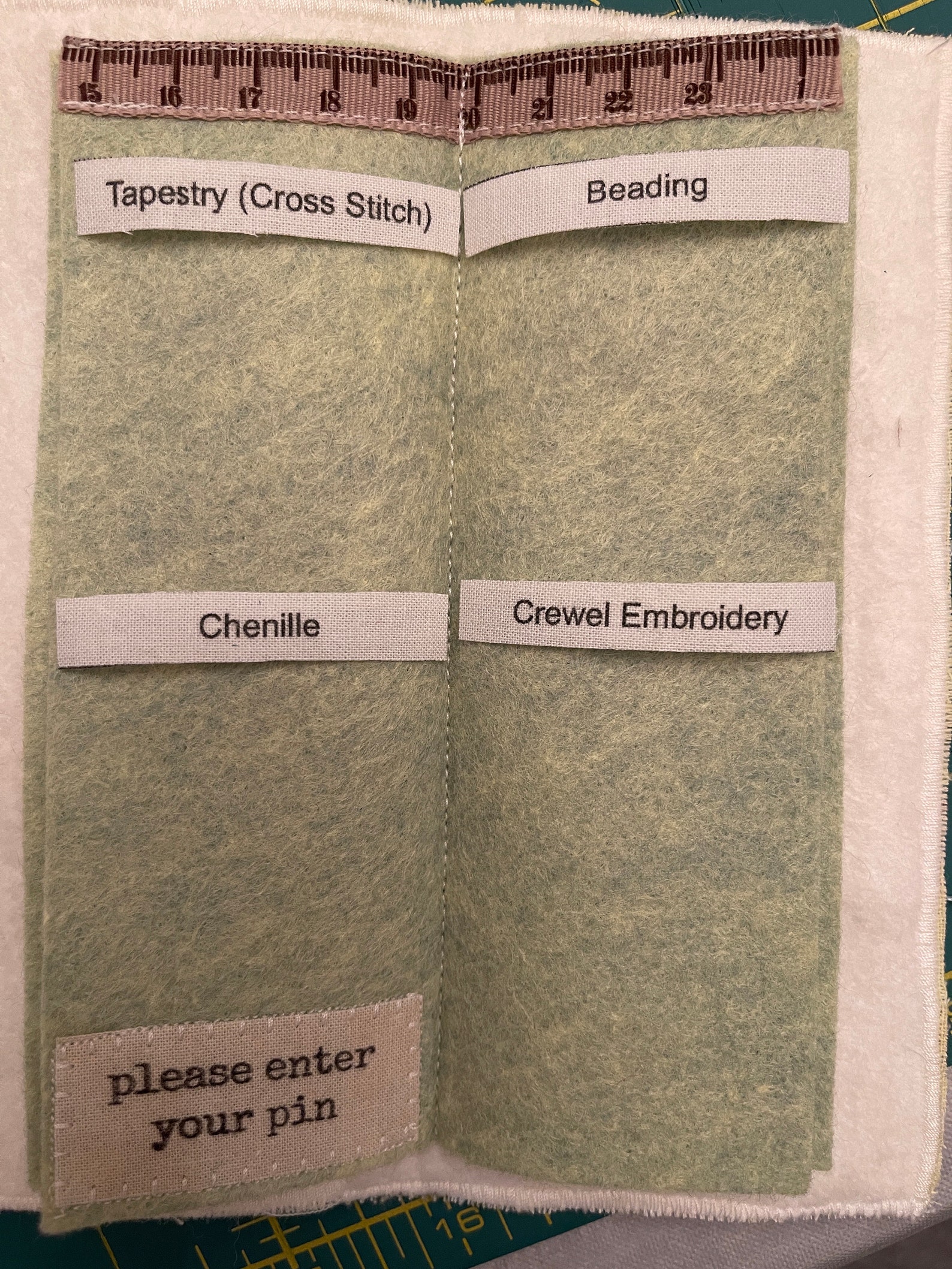Iron-on Needle Labels for Organizing Needle Books, Pre-printed Muslin ...