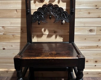 17th Century Yorkshire Oak Side Chair