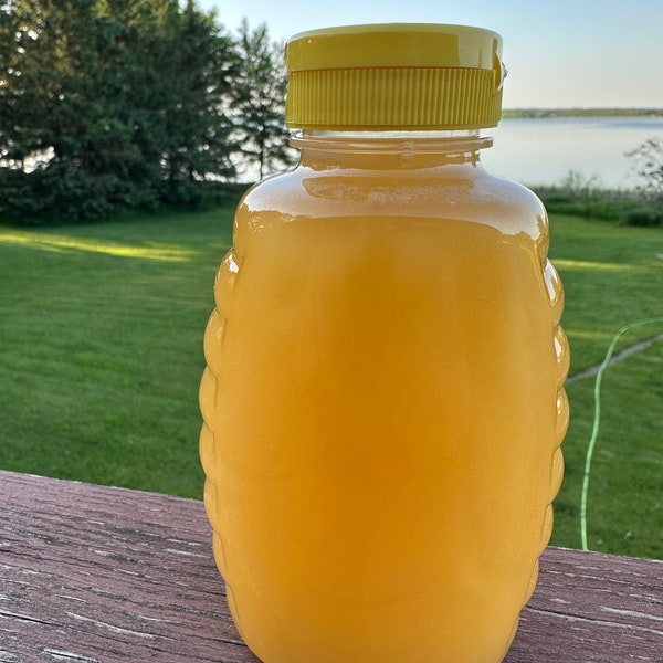 Wisconsin Wildflower Raw Honey, 1lb Pure Unfiltered Raw Honey