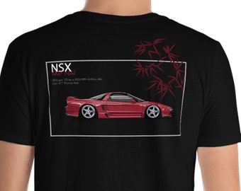 Made to Order Unisex 1997 Honda NSX NA1 JDM Graphic T-Shirt With Specs