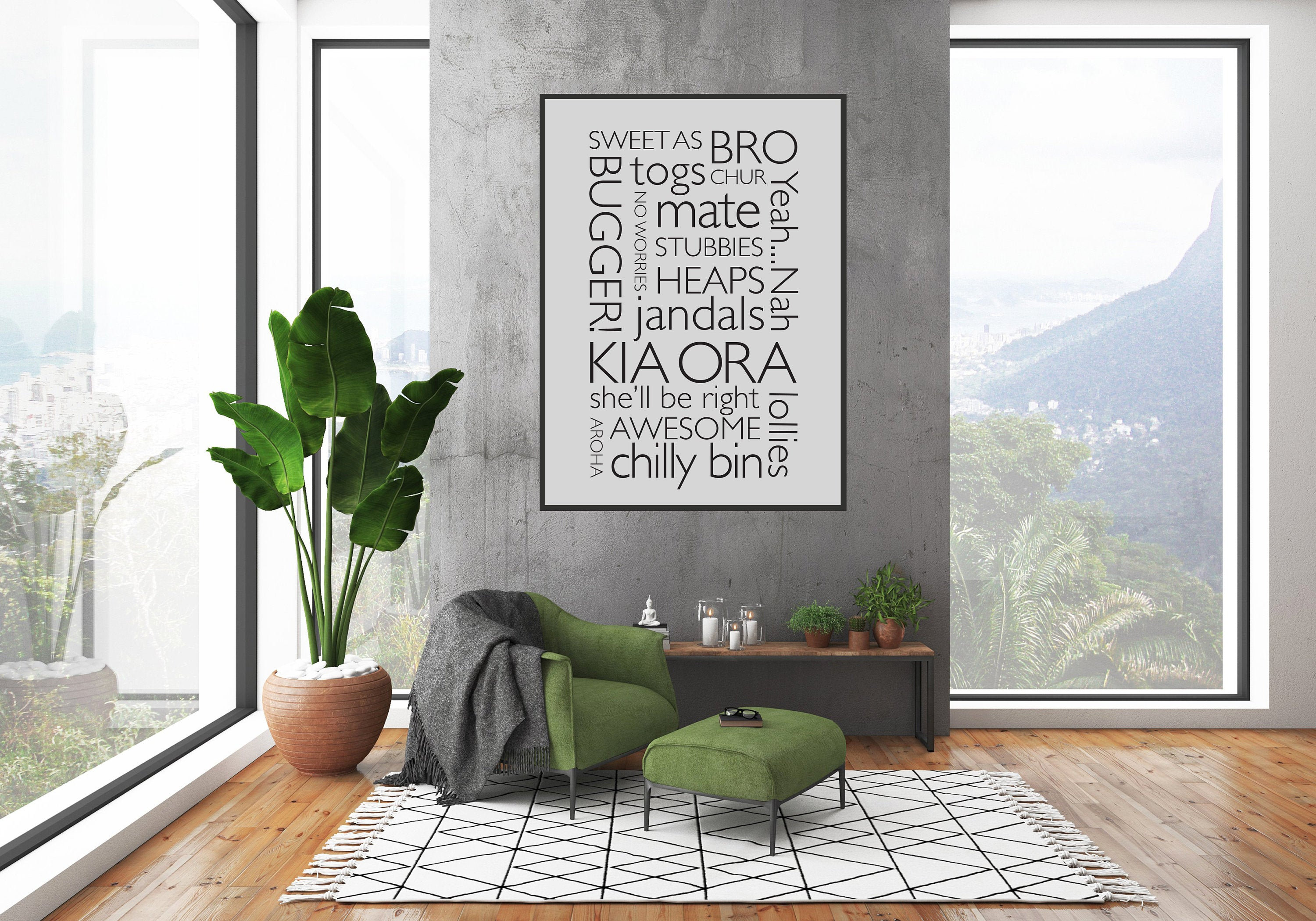 Best Seller Kiwiana New Zealand Wall Art Minimalistic and Etsy Australia