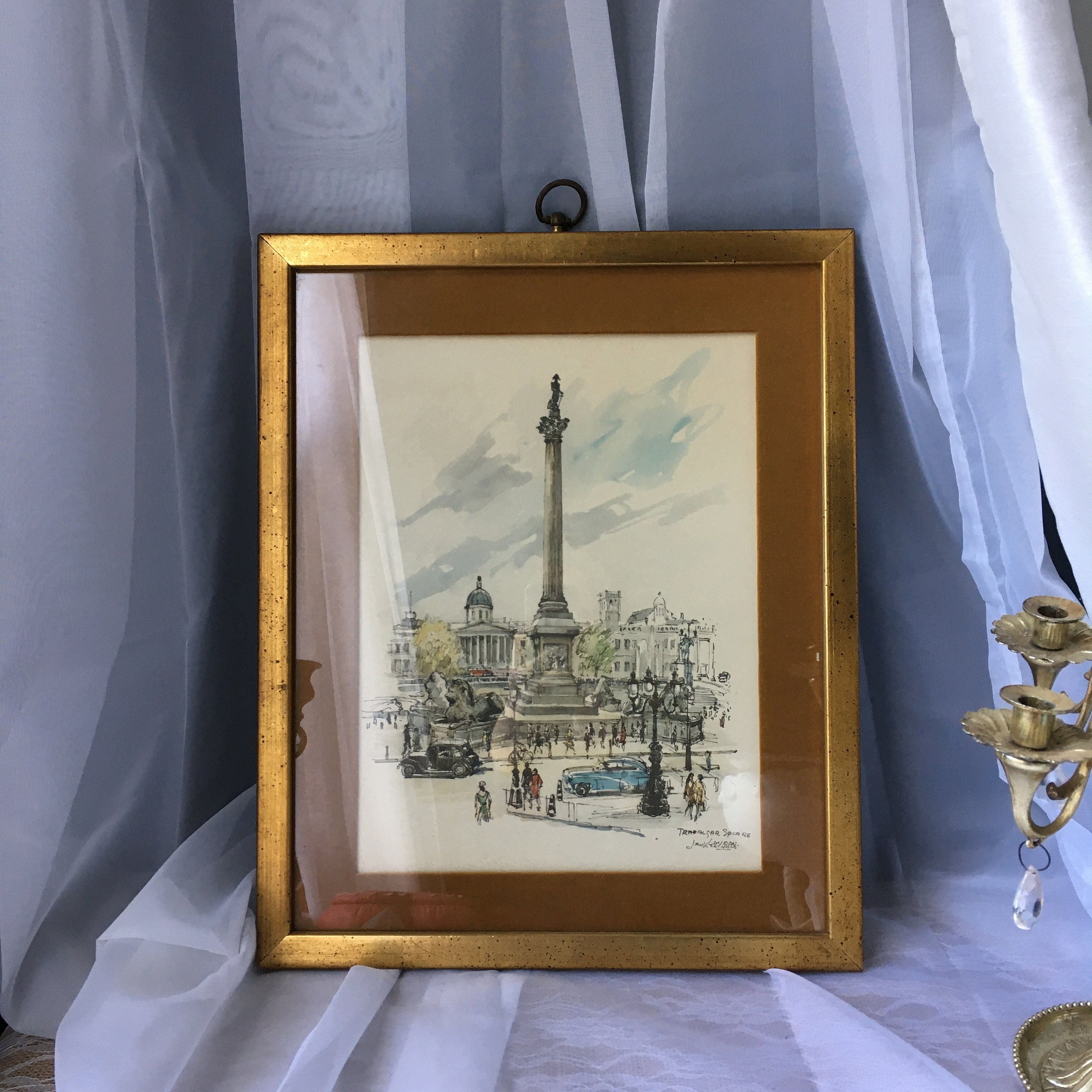 Vintage English London Views Scenes Of London Placemats Place Table