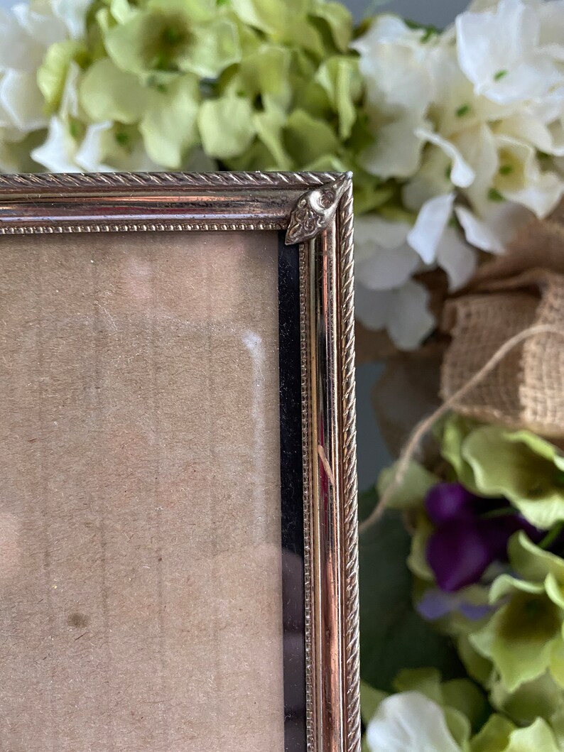 Vintage Bifold Hinged Picture Frame 8x10dual Photo Framegold Etsy