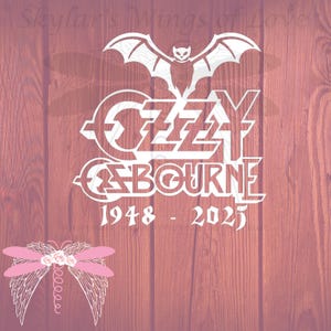 Ozzy Osbourne - Memorial - Remembrance - Decal - Vinyl