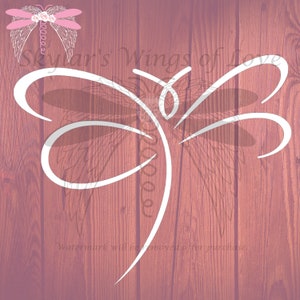 Dragonfly - Love - Memorial - Remembrance - Memory - Decal - Vinyl