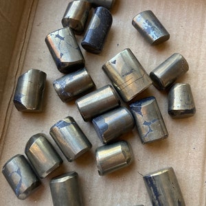 Pyrite with Hematite Crystal Barrel