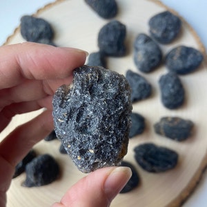 Agni Manitite Tektite from Indonesia - &quot;Pearl of Fire&quot; raw natural agni manitite, 1&quot; - 1.5&quot; natural tektite - Tektites, Meteorite