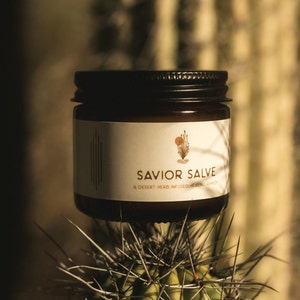 Savior Salve, Organic Calendula, Comfrey, and Creosote Healing Salve, Non-toxic, Gifts, Natural Skincare, Balm
