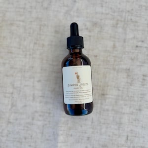 Organic Hair and Scalp Oil, Nourishing Herbal Hair Oil, Scalp Treatment, Promotes Hair Growth, Juniper Fields Hair and Scalp Oil