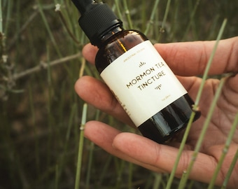 Mormon Tea Tincture, Allergy Relief, Coughs, Colds, and Coughs, Natural Remedy, Wildcrafted Herbal Extract