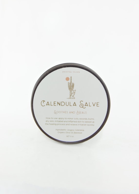 Organic Calendula Salve, Eco-Friendly, Gifts, Non-Toxic, Holistic Skincare, Salve, Calendula Balm, All Natural Skin Remedy