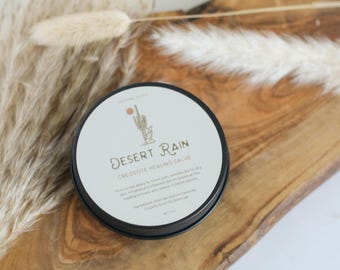 Organic Creosote Salve, Desert Chaparral Healing Salve, Wildcrafted, Skincare, Cuts and Wound Healing, Sun Burn Relief, Eczema, Dry Skin