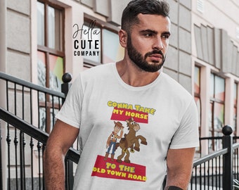 Old Town Road Toy Story Shirt, Disney Toy Story Shirt, Men's Disney Shirt