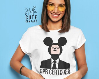 The Office Shirt, CPR Certified Shirt, Disney Mashup Shirt, Dwight Schrute Shirt