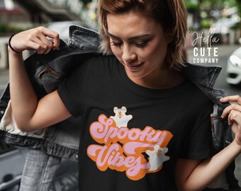 Mickey's Ghost Shirt, Spooky Vibes Shirt, Disney Halloween Shirt, Disney Fall Shirt, Disney Autumn Shirt