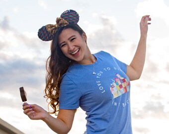 Disney Shirt, Disney Vacation Shirt, Love You To Disney And Back Shirt, Small World Shirt