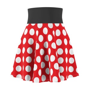 Minnie Mouse Skirt, Poka Dot Skirt, Minnie Skirt, Disney Bound Skirt, Disney Skirt