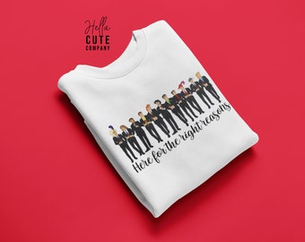 Here For The Right Reasons Sweatshirt, Disney Mashup Sweater, Disney Prince Sweater