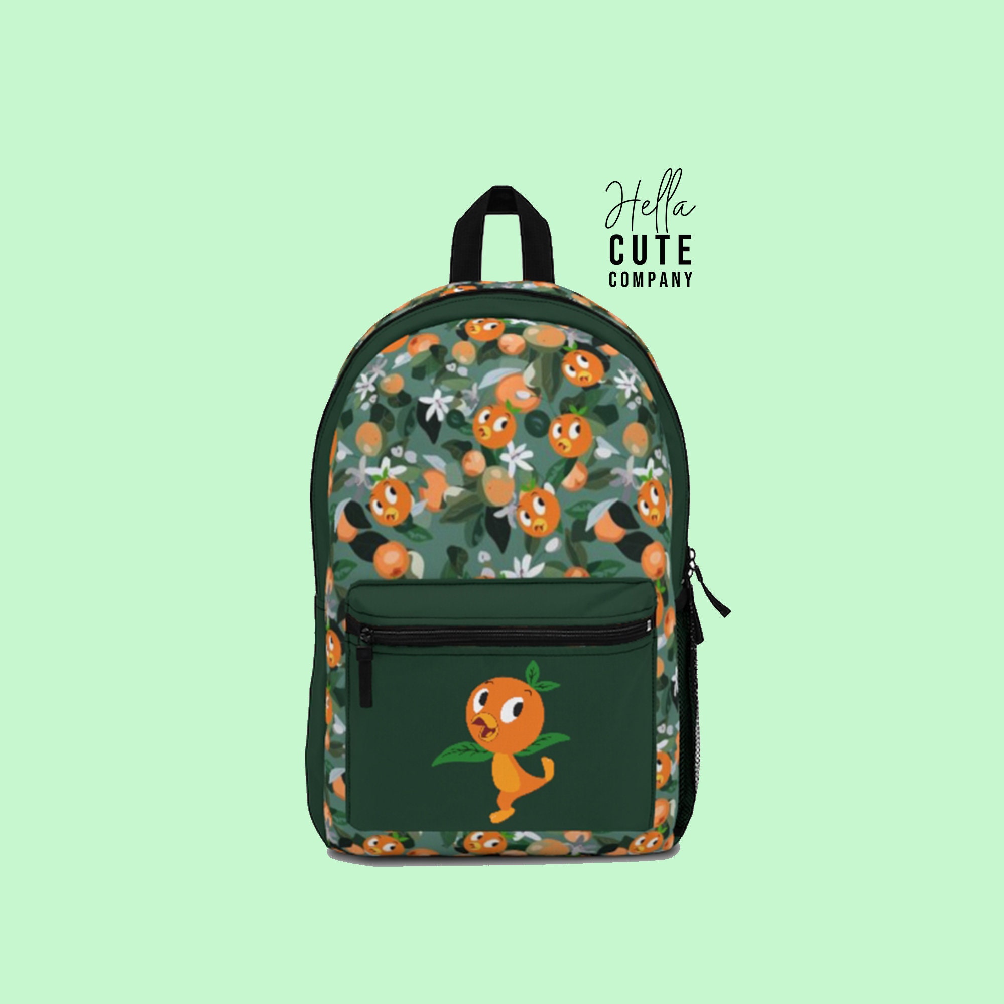 BirdinBag - Stylish Embroidered Backpack with Release Buckle and