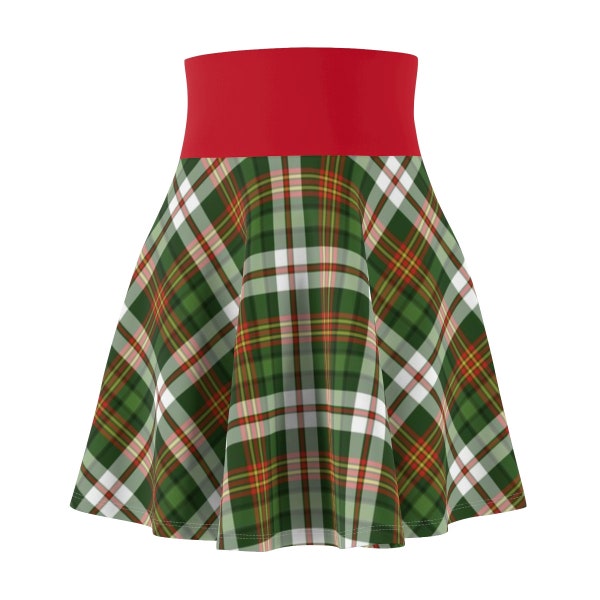 Christmas Skirt Women Etsy
