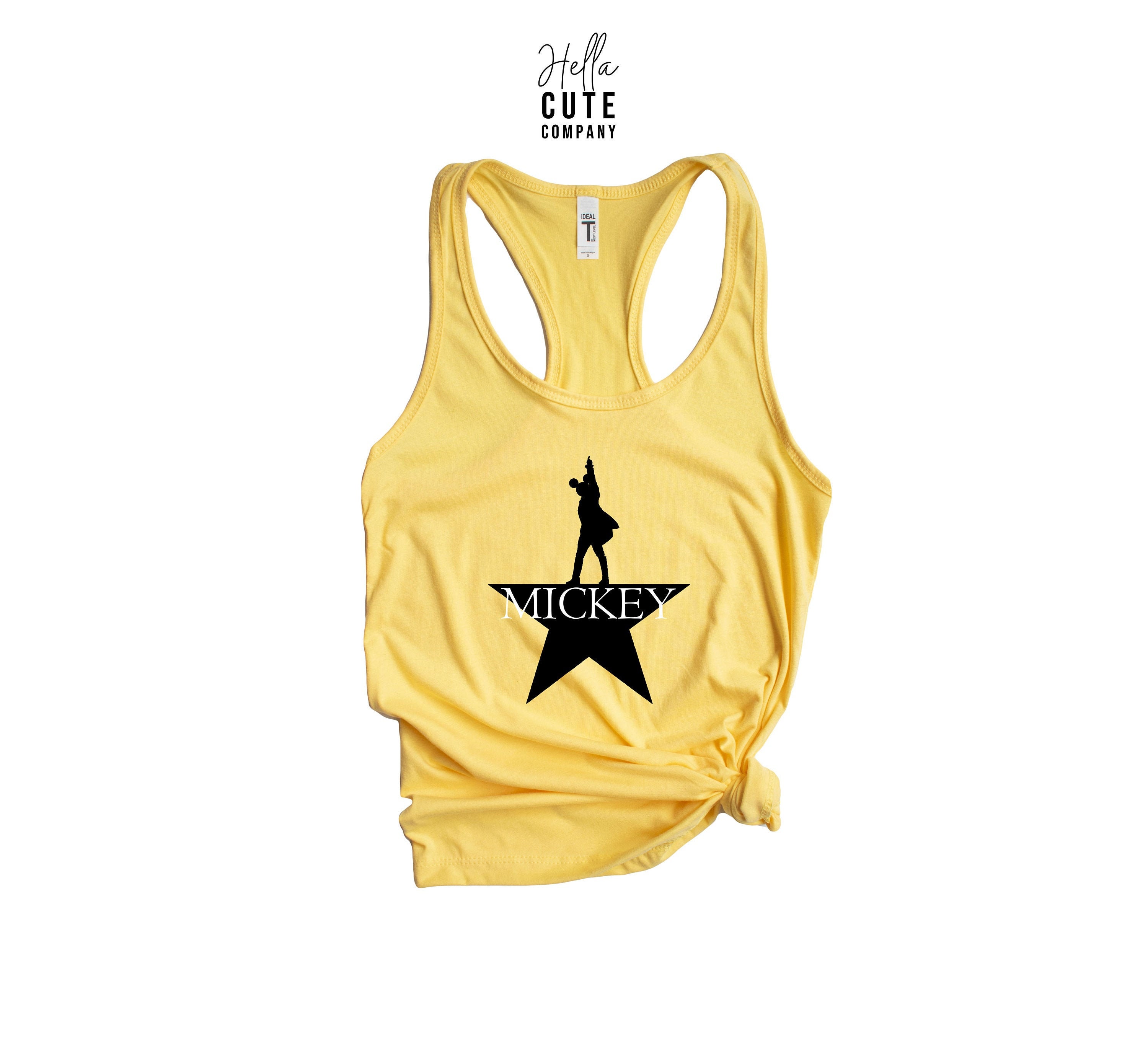 Hamilton Tank Top Mickey Hamilton Tank Top Disney Mashup Etsy Australia