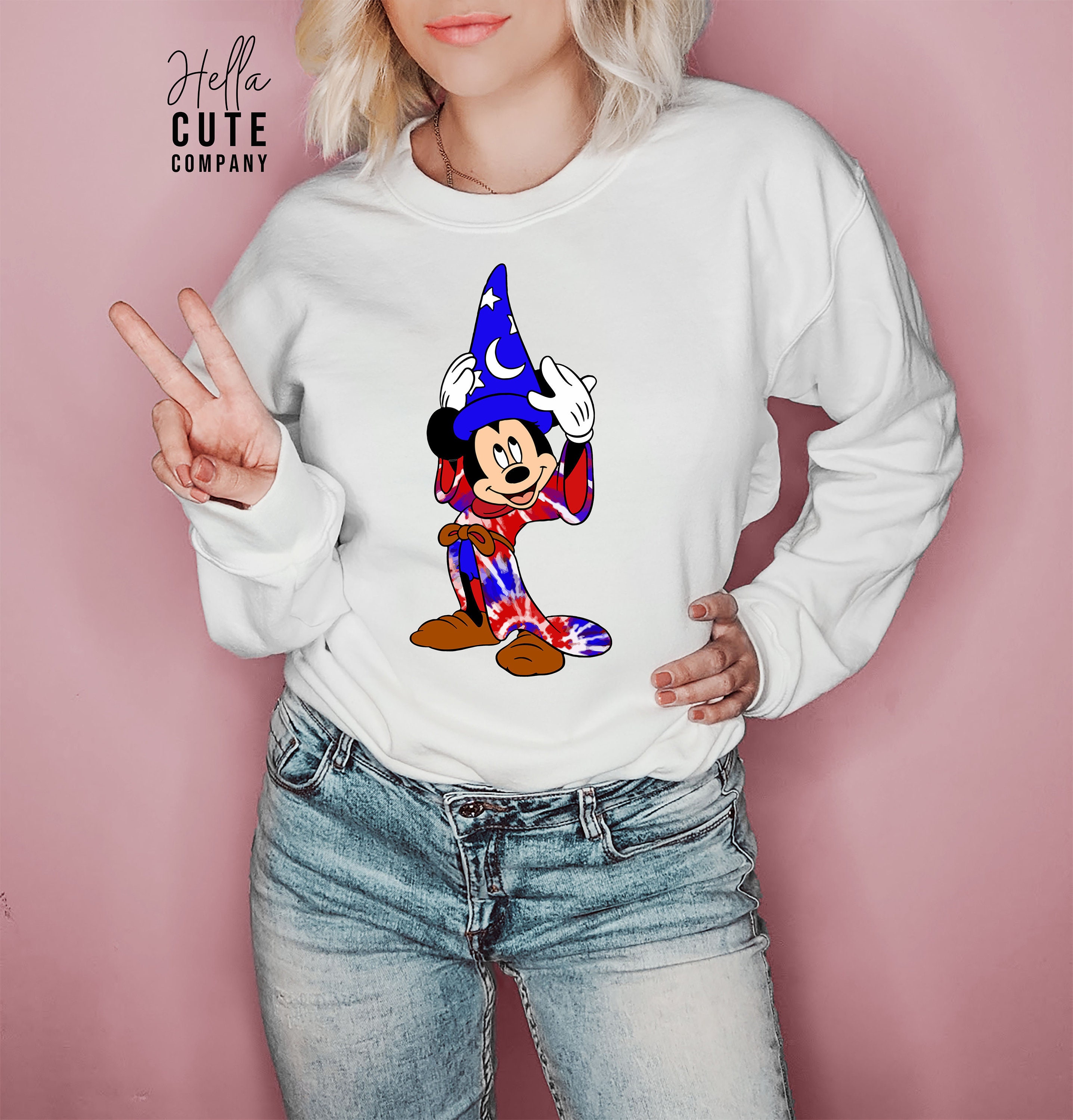 Suéter hechicero Mickey Suéter Disney Suéter Disney Etsy México