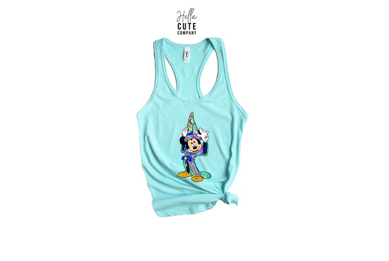 Magic Happens Mickey Tank Top Disney Vacation Tank Top Etsy