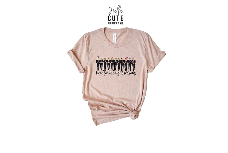 Here For The Right Reasons Shirt Disney Mashup Shirt Disney Heather Prism Peach