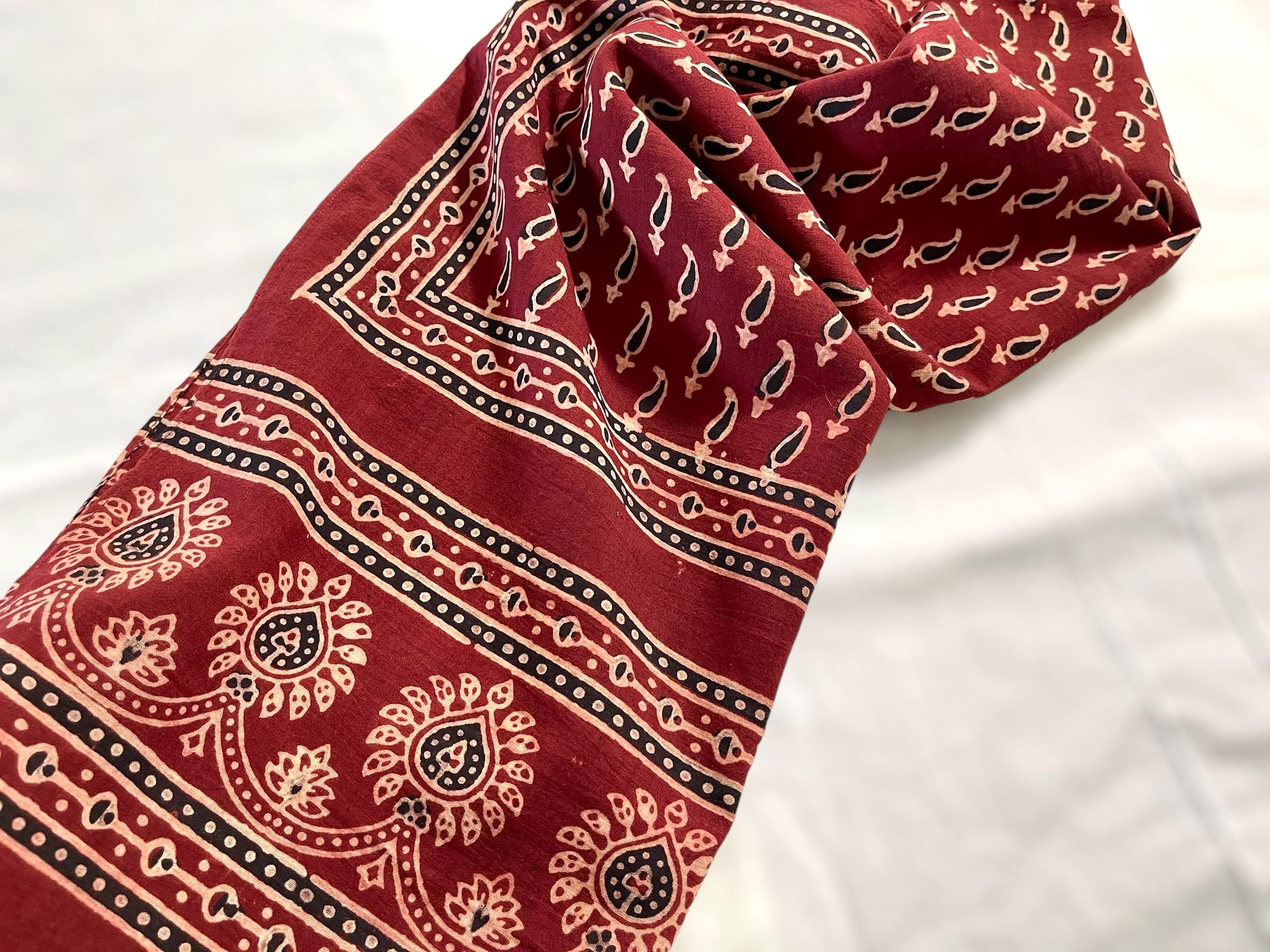 Black Ajrak - Etsy