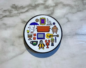 Friends TV Show — Phone Grip Sticker — 1.5" Decal Only