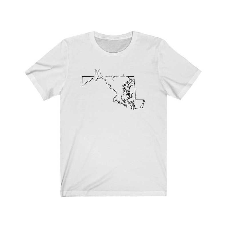 Maryland Shirt Maryland Tshirt State Tee Maryland Gift Etsy