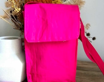 Crossbodytas voor mobiele telefoon - roze