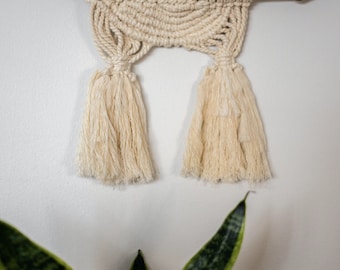 Small macrame wall hanging