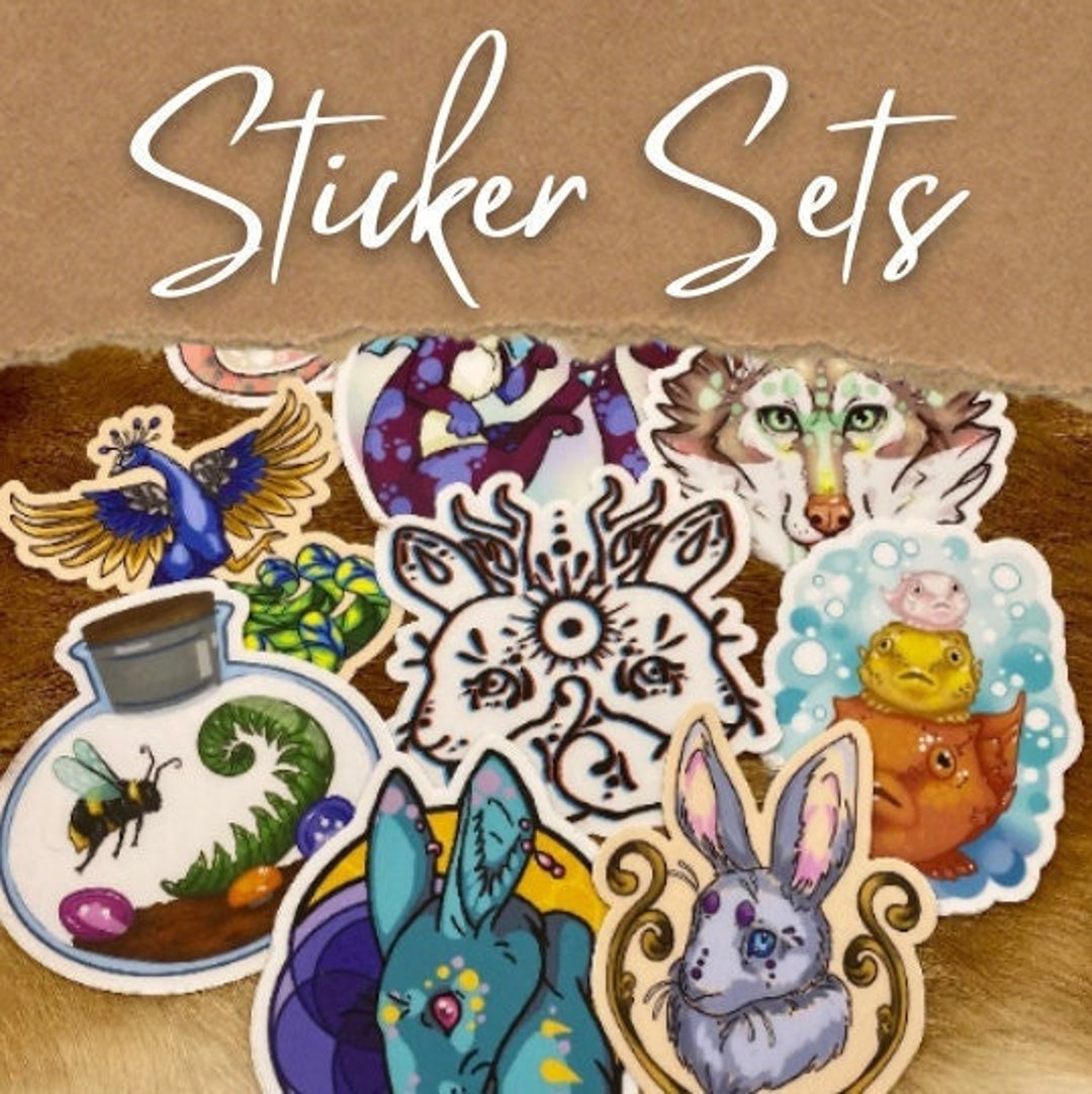 Sticker Sets Discounted Vinyl Sticker Packs - Etsy